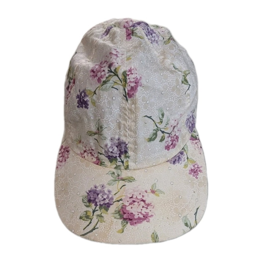 Vintage The Vermont Country Store Floral Baseball Hat Cap Made In USA...